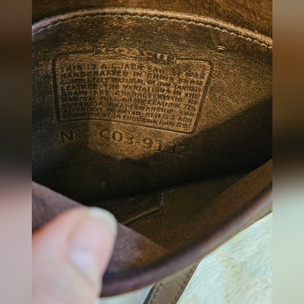 Coach #1932 Legacy Mini Hippie flip slim saddle crossbody vintage RARE FIND - Picture 7 of 10